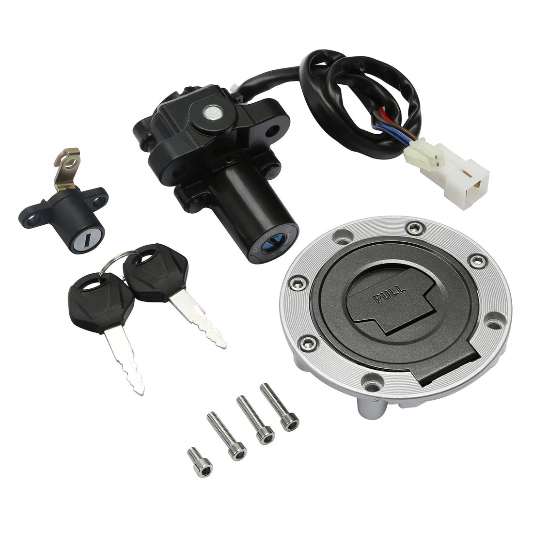 Fuel Gas Ignition Switch Key Seat Lock Fit For Yamaha Yzf R1 2002-2003 R6 03-05