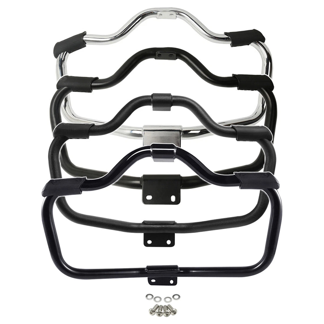 Mustache Engine Guard Crash Bar Fit For Harley Sportster 883 1200 Roadster 04-22