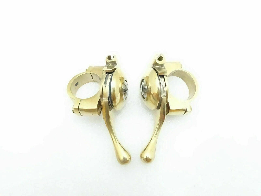 Universal Motorcycle Brass Choke Lever Left And Right Side 1" Handlebar