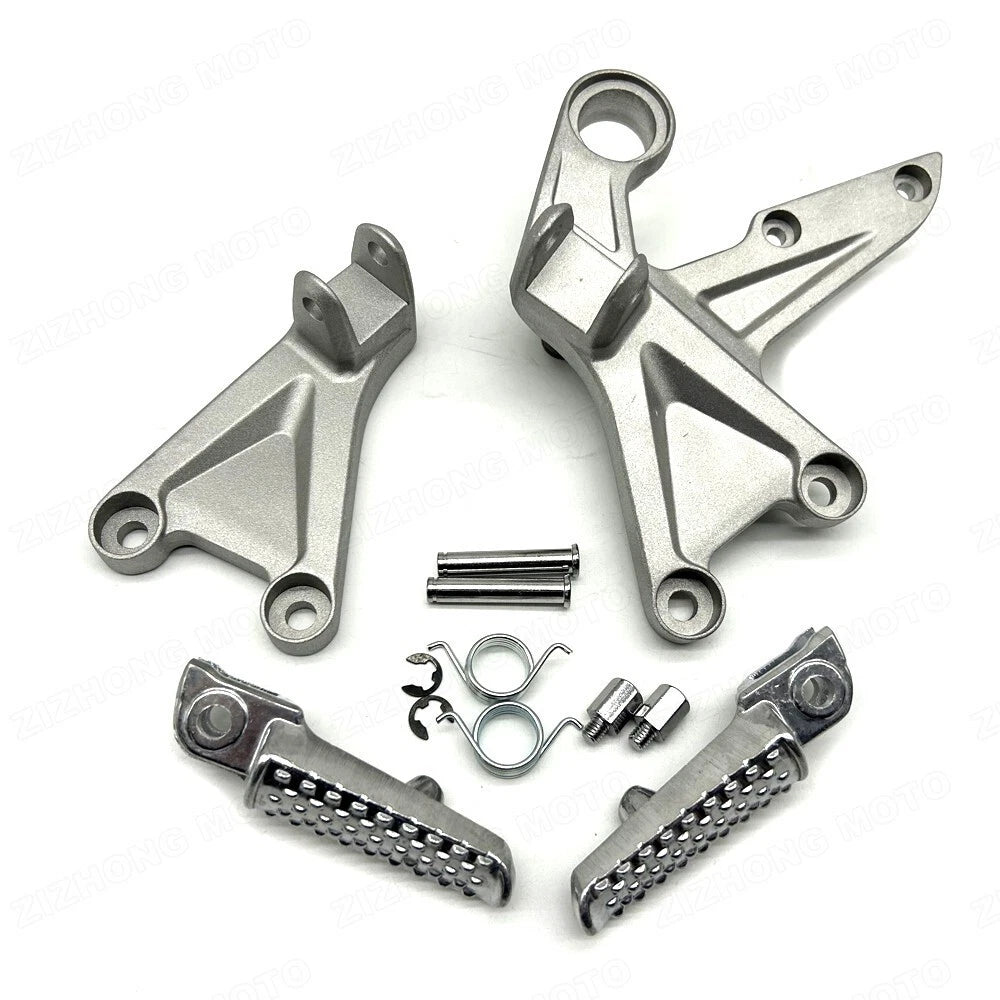 Driver Front Footrests Foot Peg Bracket Silver Fit for Honda CBR1000RR 2008-2018