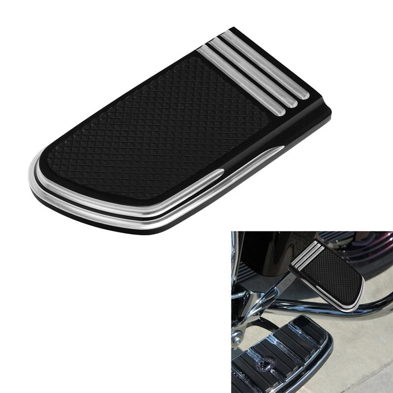 Foot Pegs Footrest Brake Pedal Pad Fit For Harley Touring Electra Glide 80-25 24
