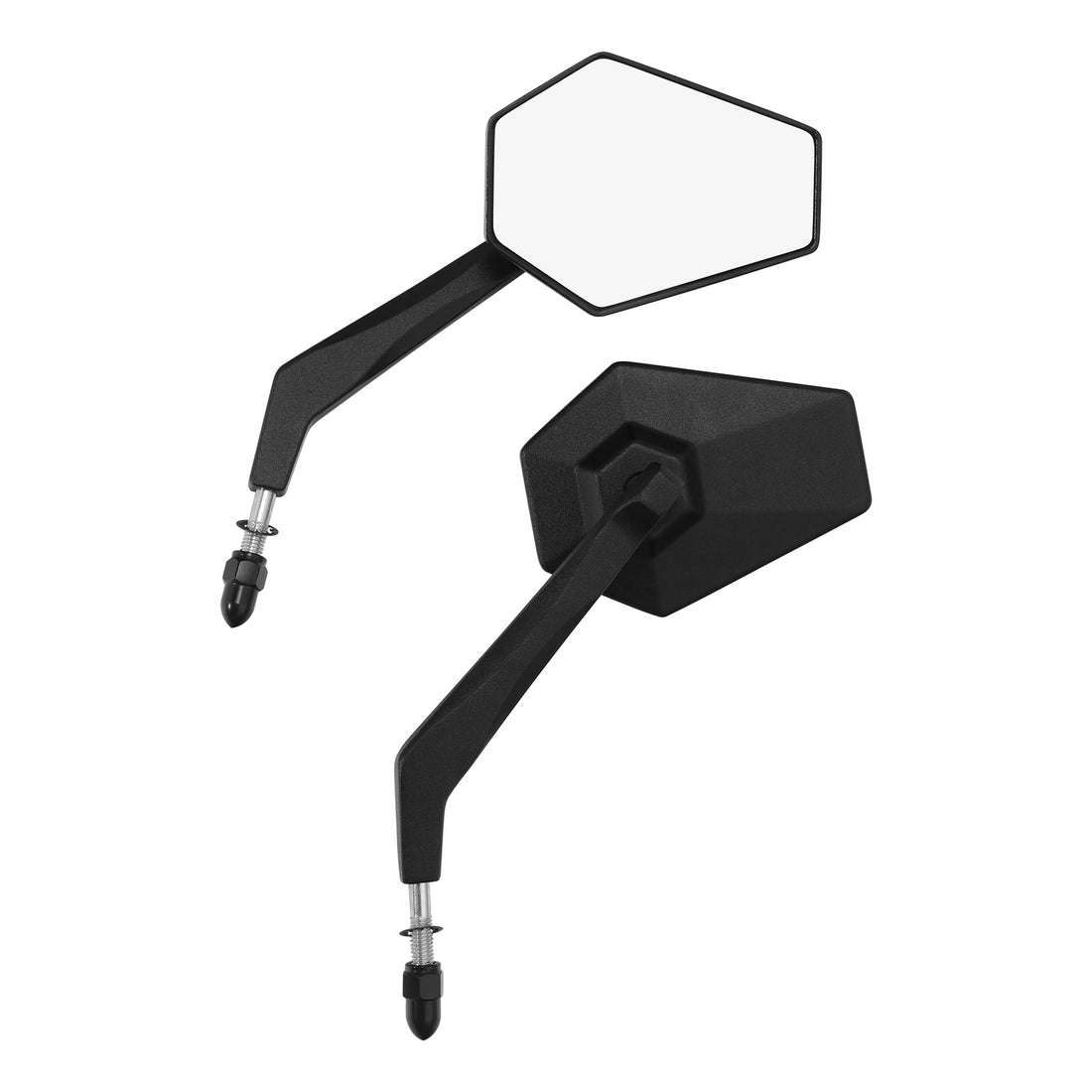 Black Rearview Mirrors Fit For Harley Touring Road Glide Sportster Softail 82-25