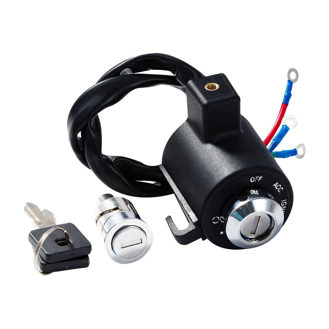 Black Ignition Switch Lock key Set Fit For Harley Sportster XL 883 1995-2003 02