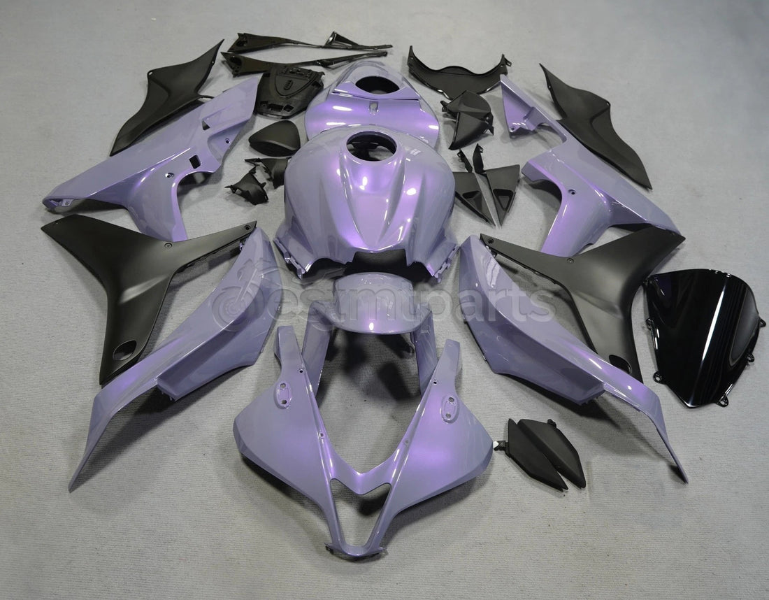 Chameleon Gray Dazz Purple &Matte Black Fairing Kit for Honda CBR600RR 2007-2008