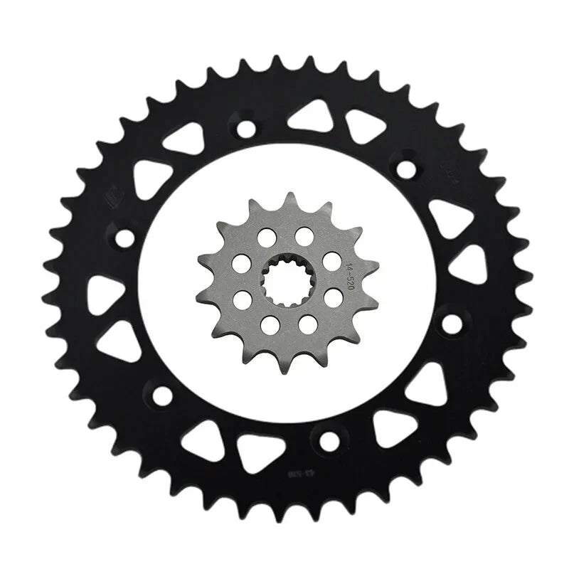 14T 43T Front Rear Motorcycle Sprocket For Suzuki DR350 S-L M N P SK42B 90-93