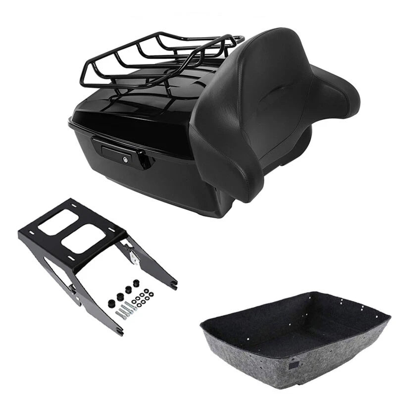 King Trunk Pad Mount Rack Fit For Harley Sport Glide FLSB 2018-21