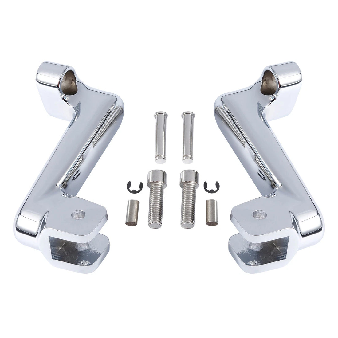 Chrome Passenger Foot Pegs Mount Bracket Fit For Indian Chief Classic 2014-2018
