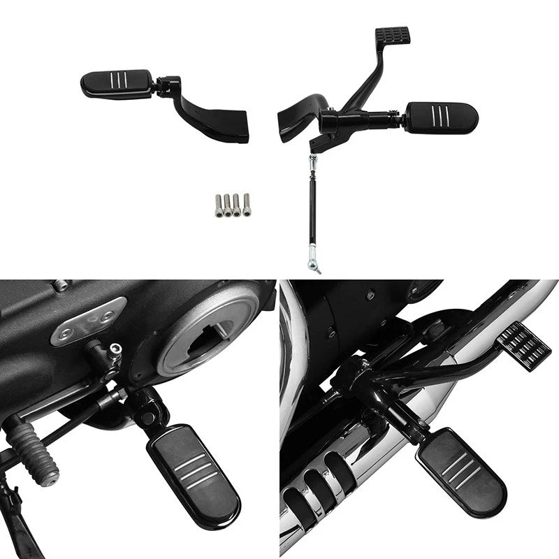Mid Forward Control FootPeg Levers Fit For Harley Sportster 883 1200 48 72 04-13