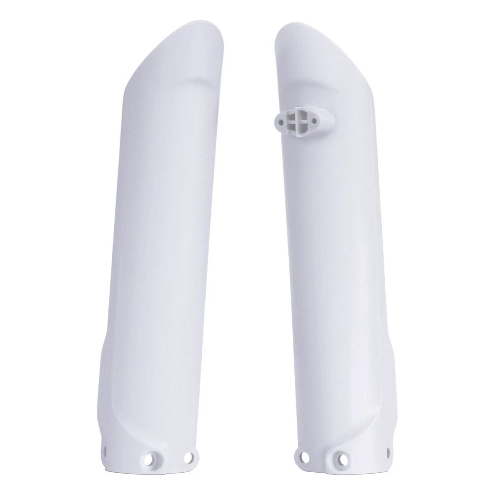 Acerbis Lower Fork Cover Set 2020 White For KTM 150 XC-W (Fuel Inject) 2020-2023