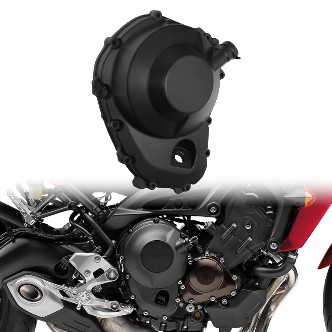 Fit For Yamaha FZ09 2014-2017 XSR900 2016-2021 Engine Crank Case Stator Cover