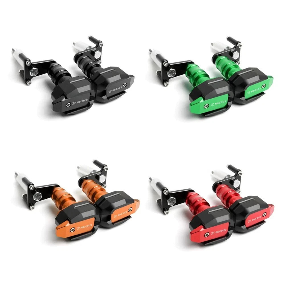 New CNC Frame Engine Crash Sliders Protectors Fit Kawasaki Z500 ABS SE 2024-2025