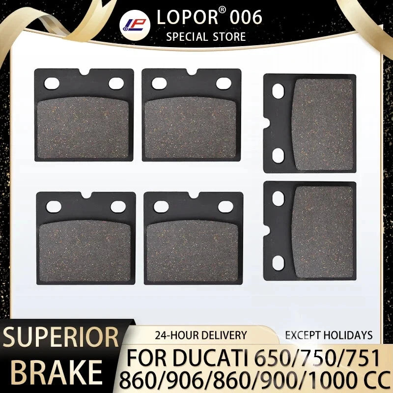 Brake Pads Front&Rear For D。。 650 Pantah 750 Sport 906 Paso 860 GT/GTS 900