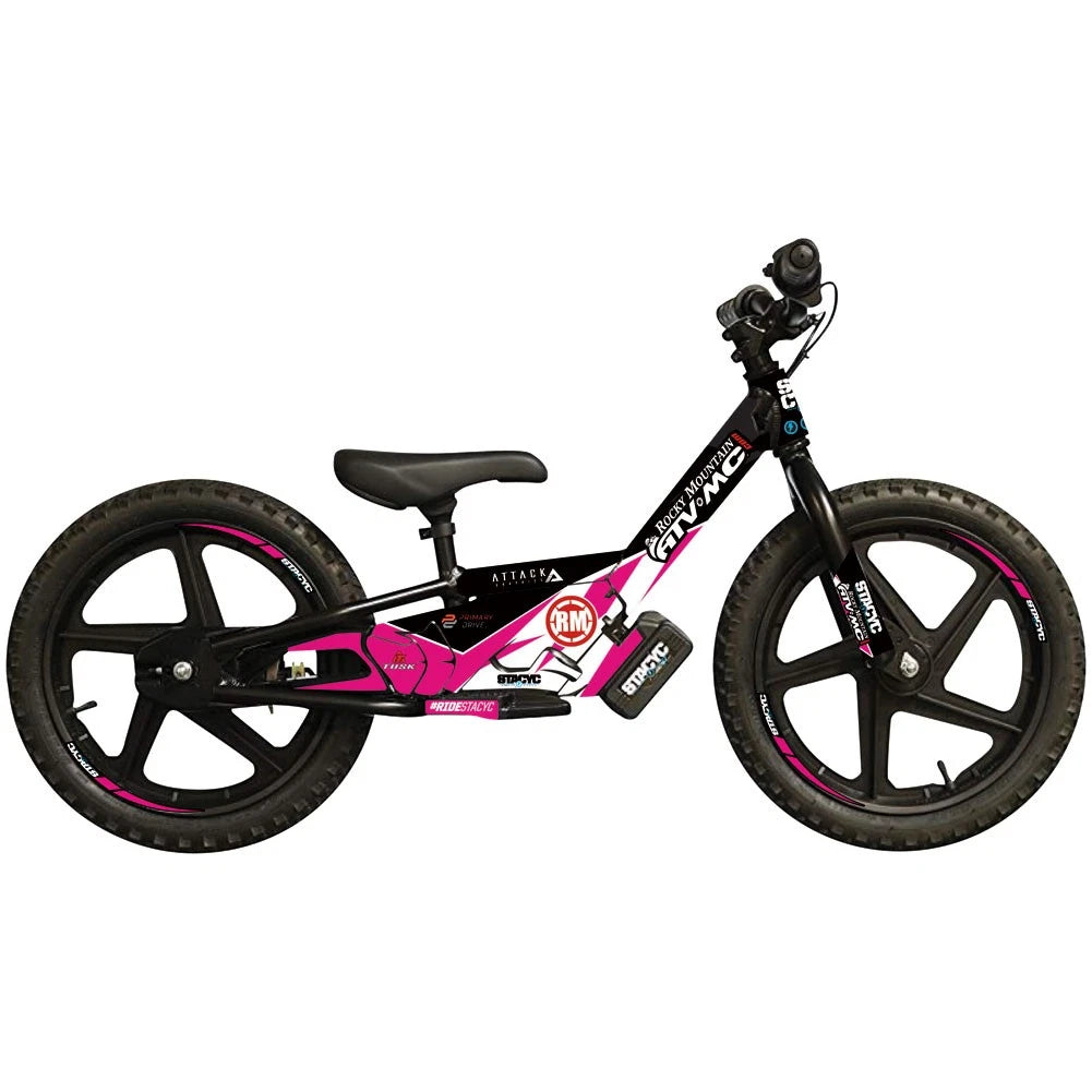 Attack Graphics 199-309-0004 Race Team Complete Stacyc Graphic Kit Hot Pink