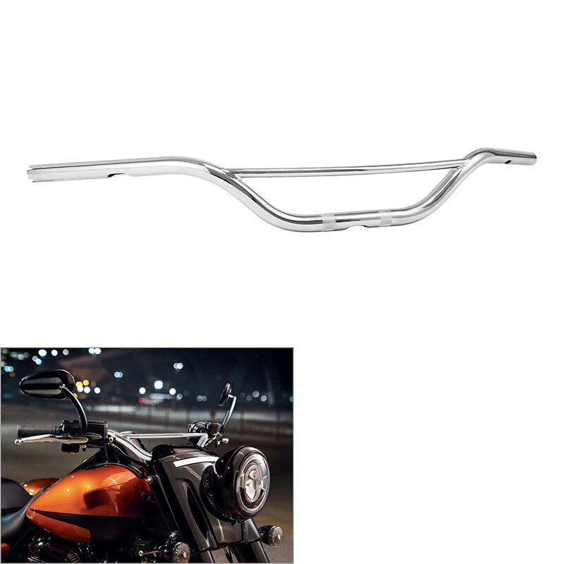 Chrome 1" Hollywood Ape Hanger Handlebar Fit For Harley Sportster Softail Dyna