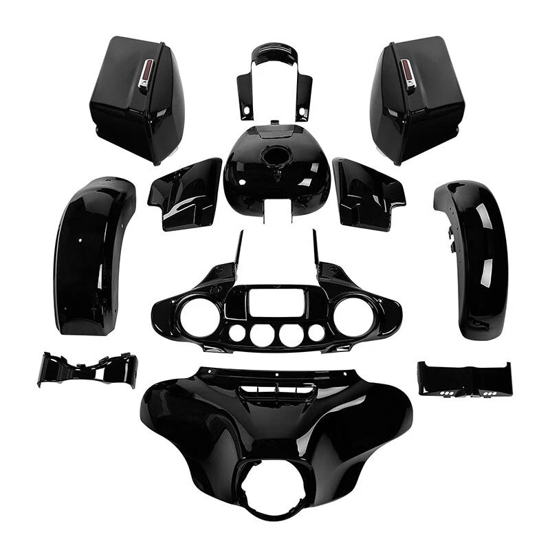 Fairings Bodywork Body Work Kit Fit For Harley Street Glide 14-2024 Vivid Black