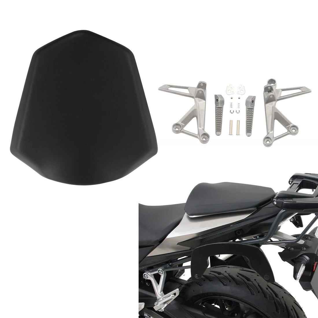 Passenger Seat & Foot Pegs Fit For Honda CBR500R 2016-2025