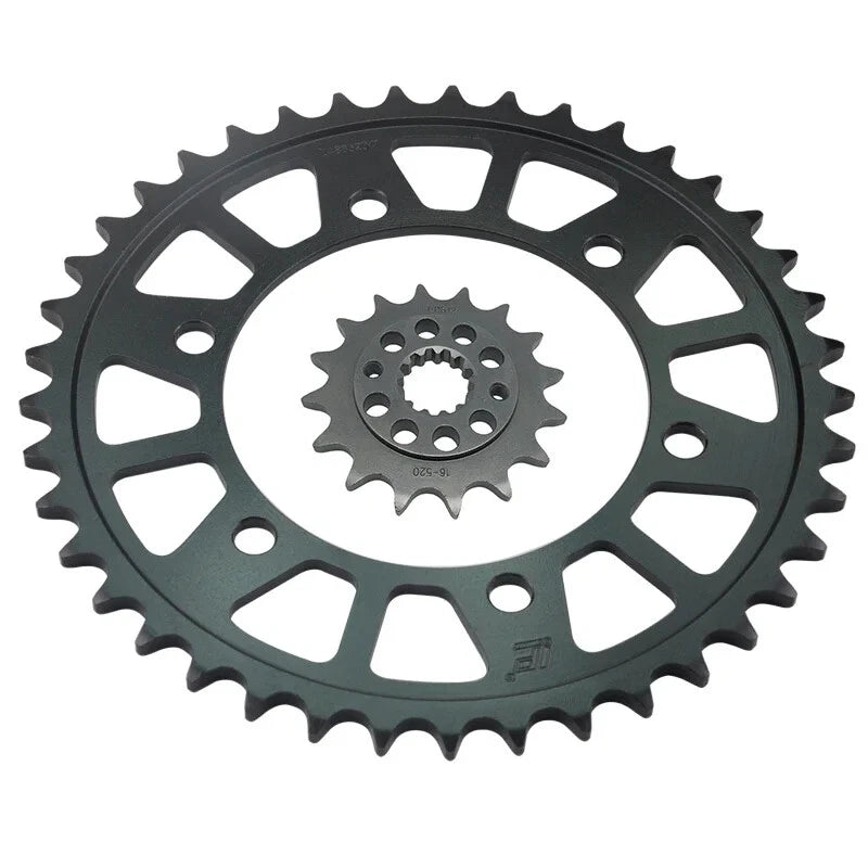 16T 41T Front Rear Sprocket For KAWASAKI Ninja 500R 06-09 GPZ500S 94-05