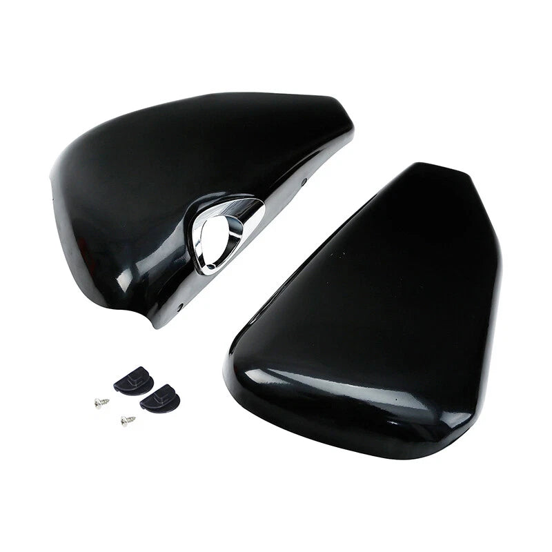 Black Left & Right Battery Covers Fit For Harley Sportster 883 1200 2014-2022 19
