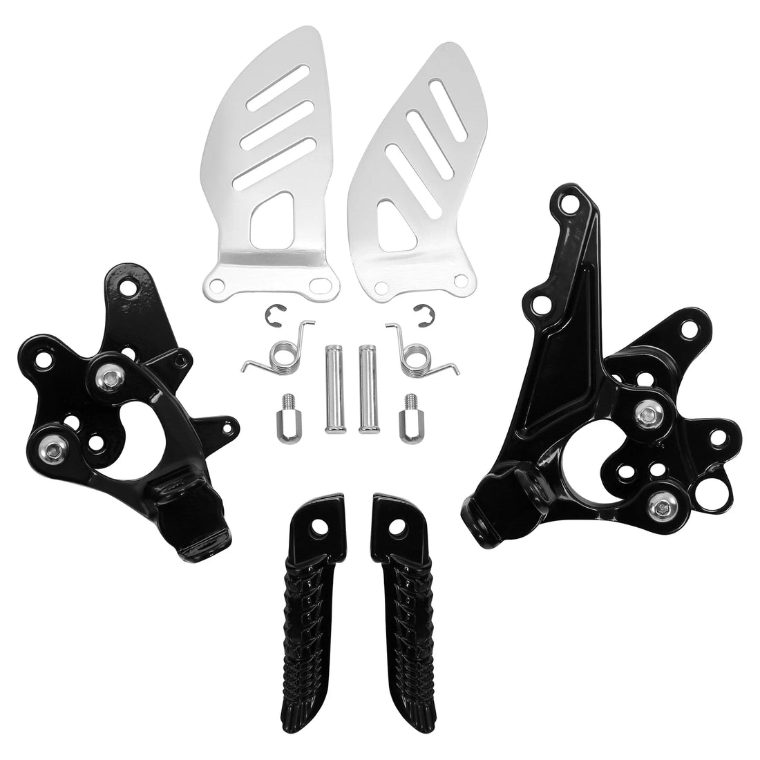 Rider Driver Footpegs Footrests Bracket Fit For Suzuki GSXR600 GSXR750 2011-2025