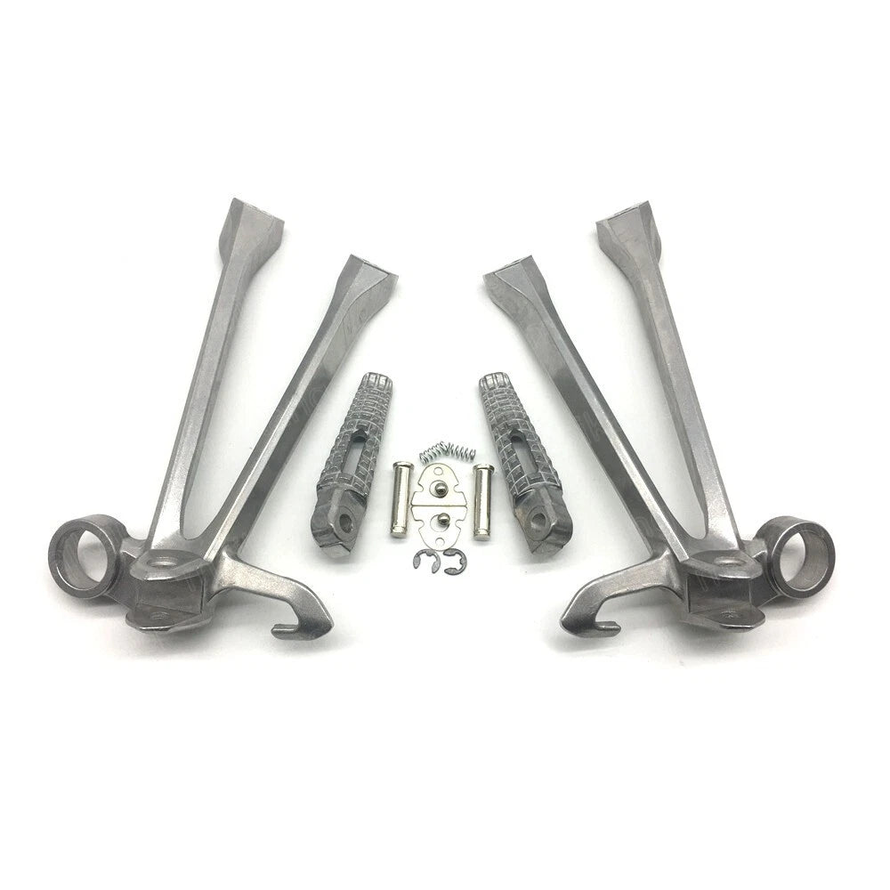 Silver Passenger Rear Foot Peg Bracket Fit for Suzuki GSXR1000 2009-2015 2016 14
