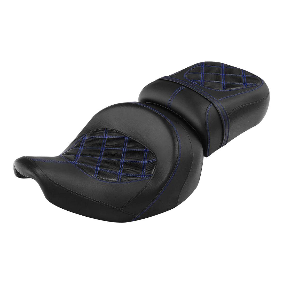 Black Driver Passenger Two-up Seat Fit For Indian Roadmaster Chieftain 2014-2023