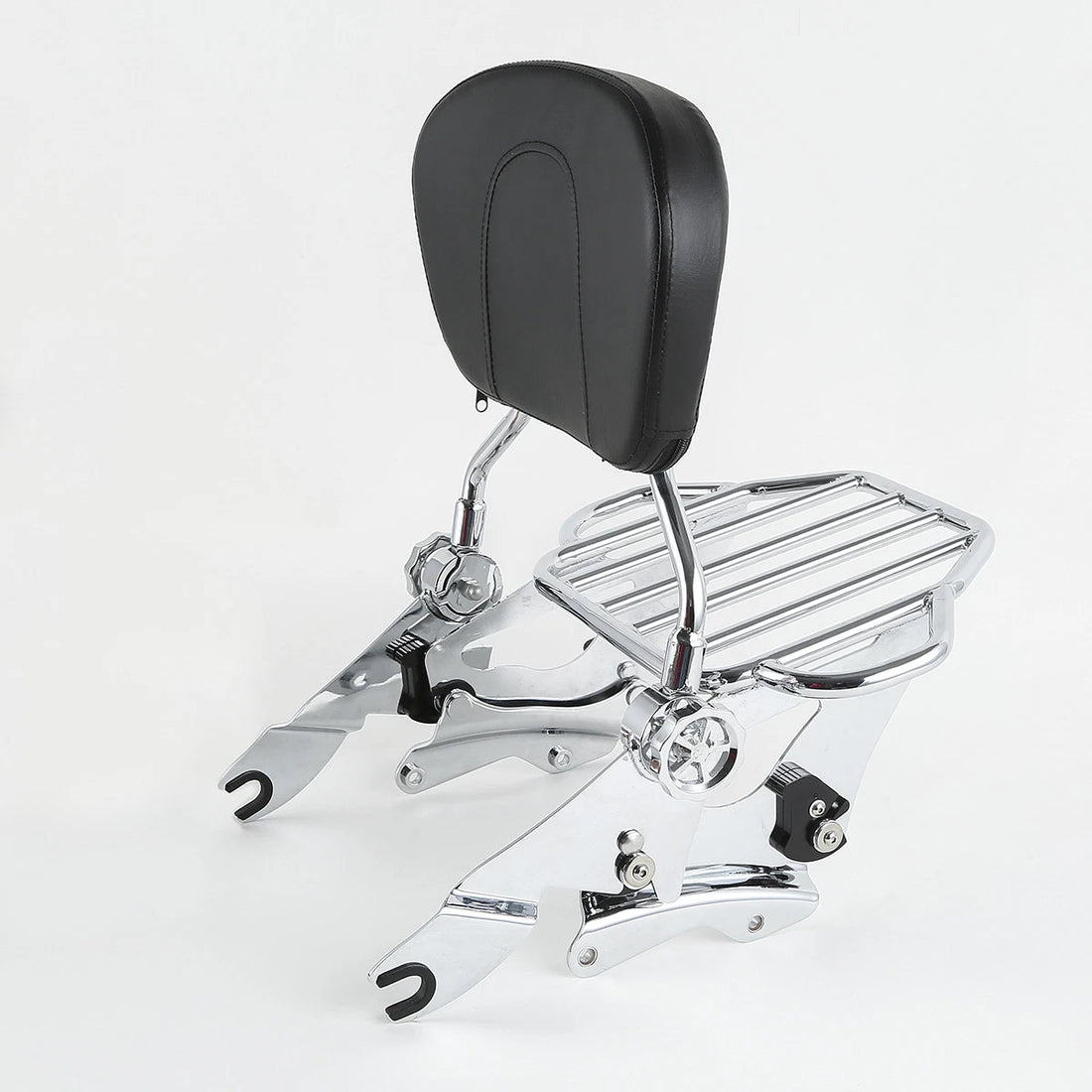 Sissy Bar Luggage Rack Backrest Pad Docking Kit Fit For Harley Touring 2014-2024
