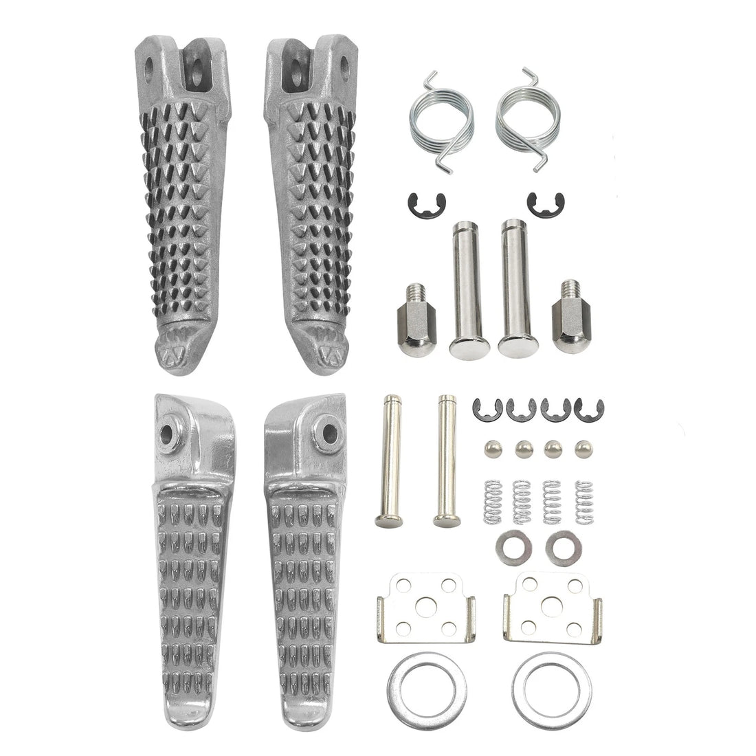 Driver Rider & Passenger Footrests Footpegs Fit For Kawasaki Ninja ZX-4R 2023-25
