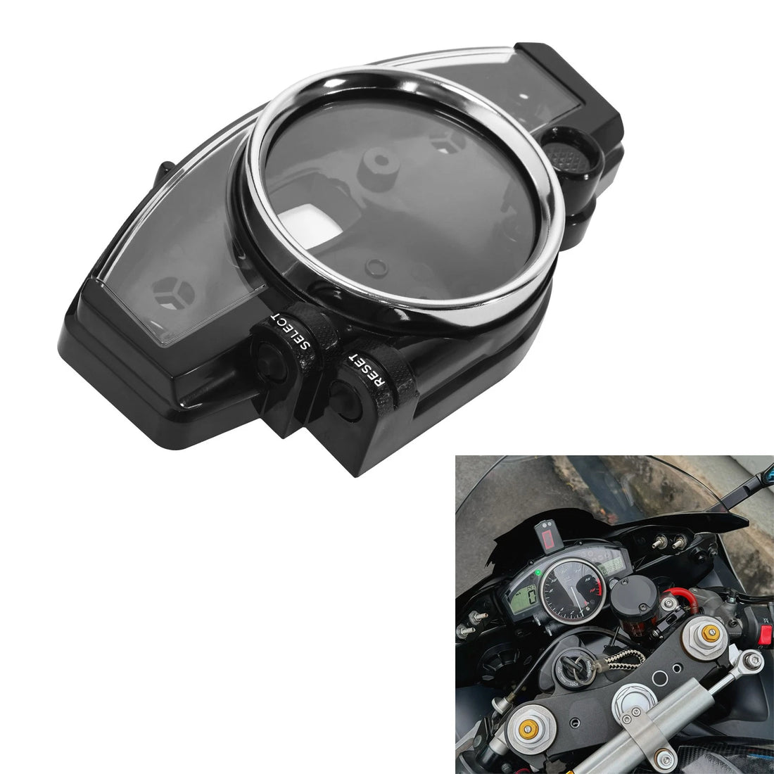 Speedo Meter Gauges Instrument Cover Cluster Fit For Yamaha Yzf R6 2006-2016 07