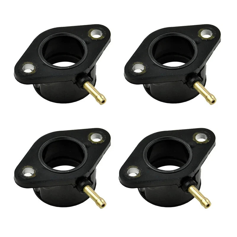 4Pcs Carburetor Intake Boots Joints Connector For Kawasaki KZ550 Z400 Z500 80-83
