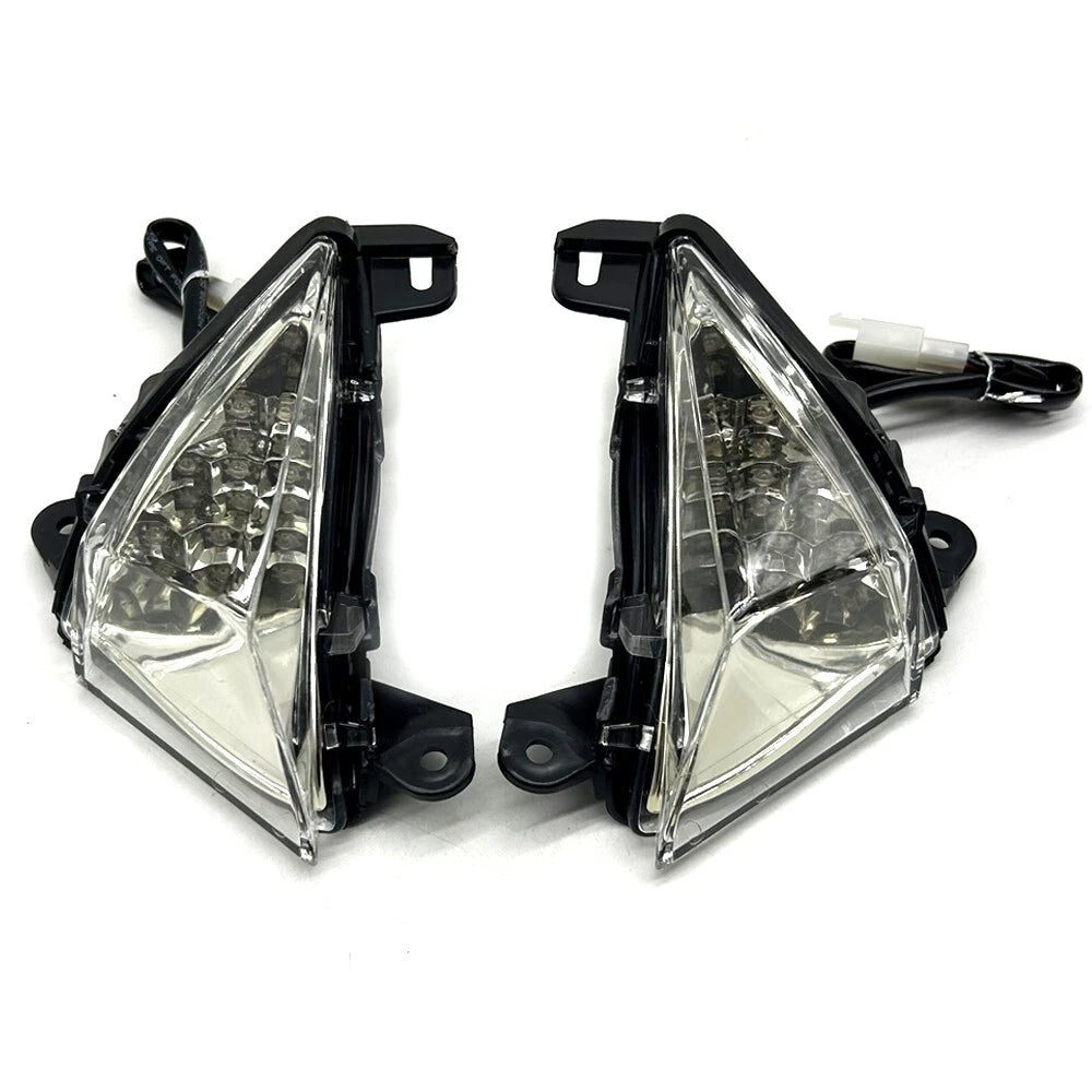 Clear Front Turn Signal Fits Kawasaki Ninja ZX6R/ZX10R/ZX14R/GTR1400/Z750/Z1000