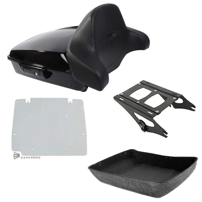 Chopped Trunk Pad Mount Plate Fit For Harley Touring Electra Road Glide 14-2026