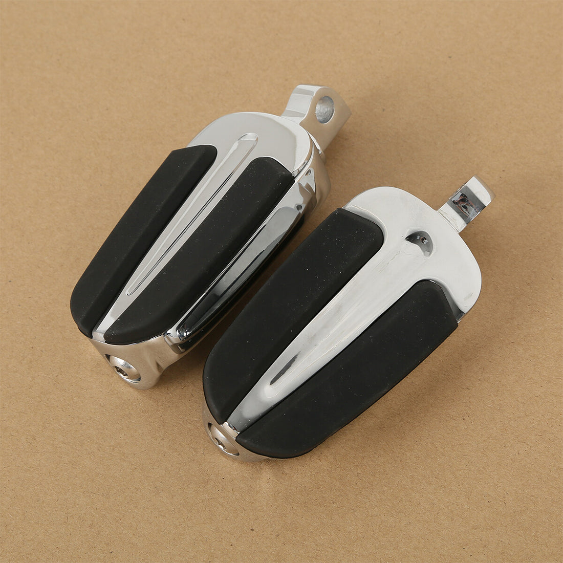 10mm Male Mount-style Foot Pegs Footpeg Fit For Harley Touring Road King Glide