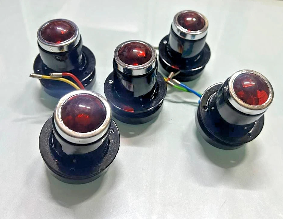 5X Lucas taillight lamp 1930-50s Fit For Triumph Ajs BSA black brake light