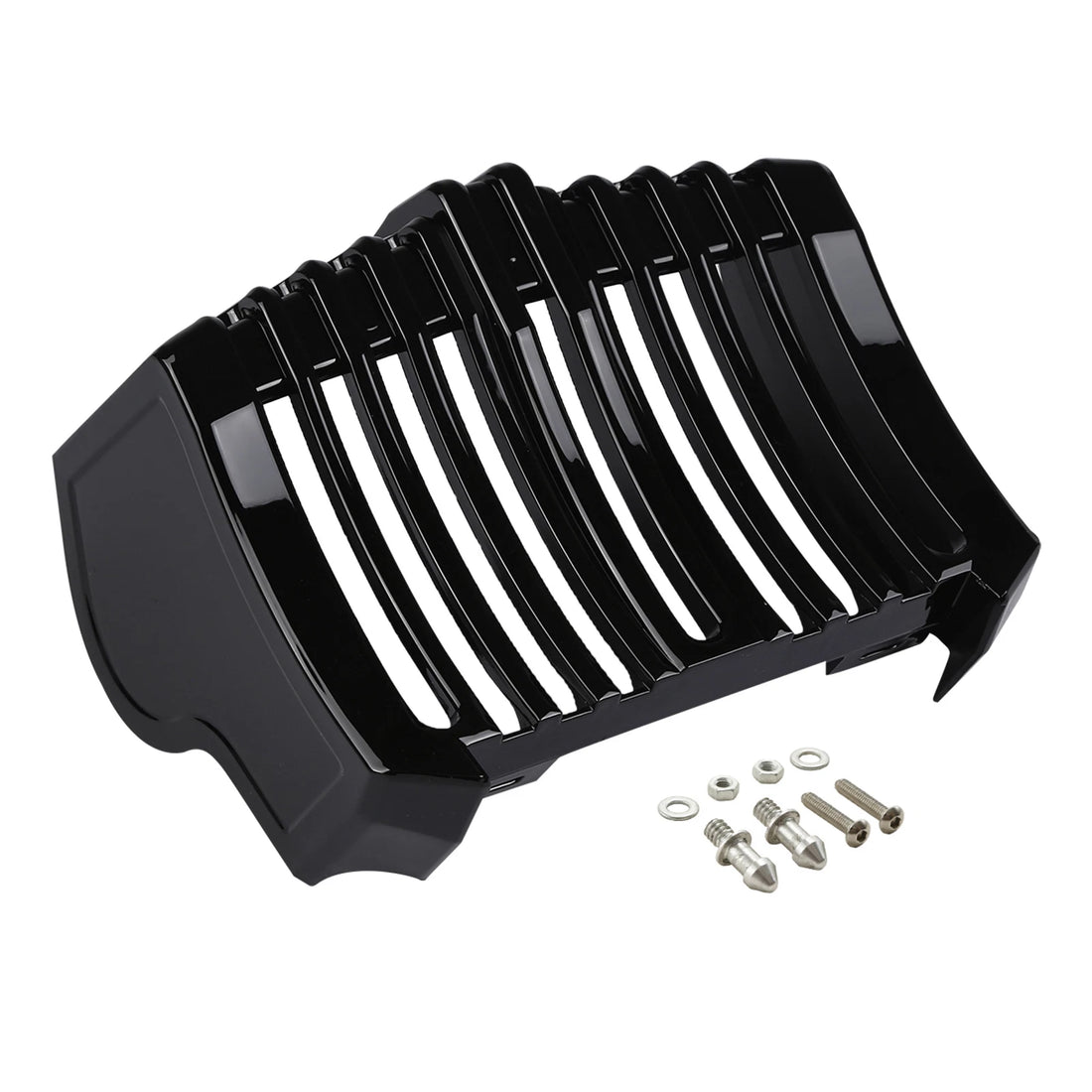 Oil Cooler Cover Fit For Harley Electra Glide Ultra Limited 2017-24 Vivid Black