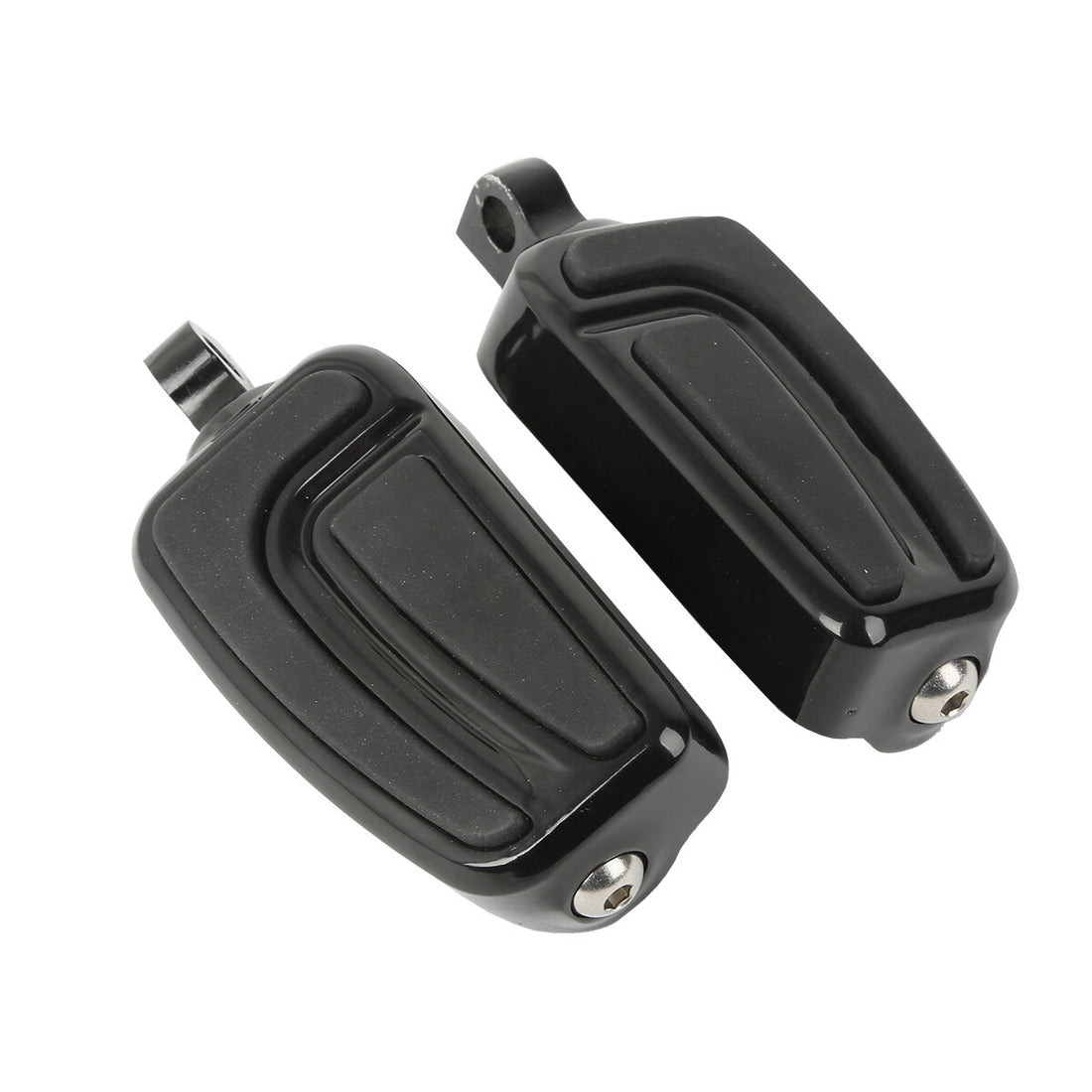 Universal 10mm Male Mount-Style Footpegs Fit For Harley Touring Road King Glide
