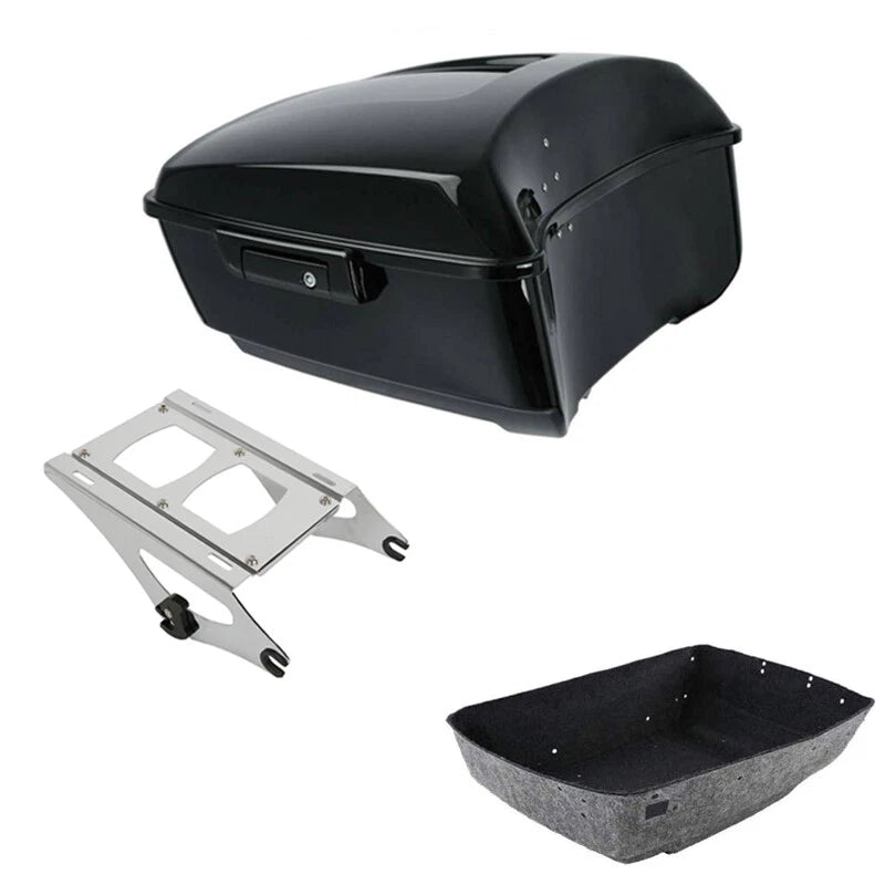 King Trunk Luggage Mount Rack Fit For Harley Touring Electra Glide 2014-2026 25