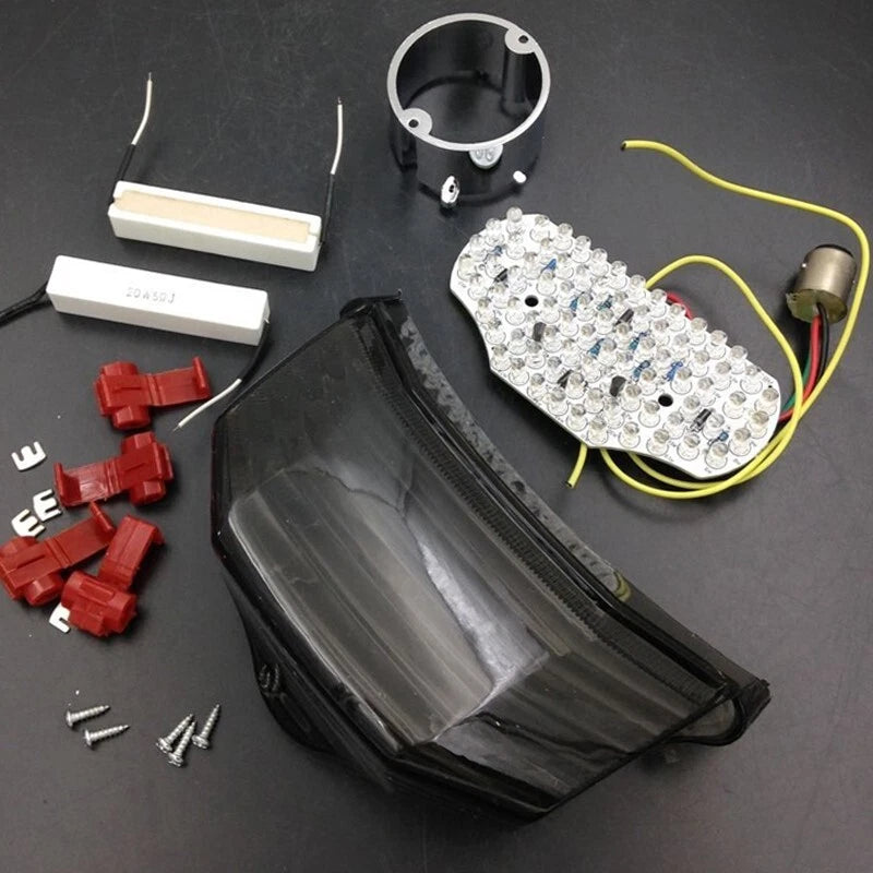 Smoke LED Taillight Brake Light Turn Signals Fit for Yamaha FZ6 2004-2009 08 07