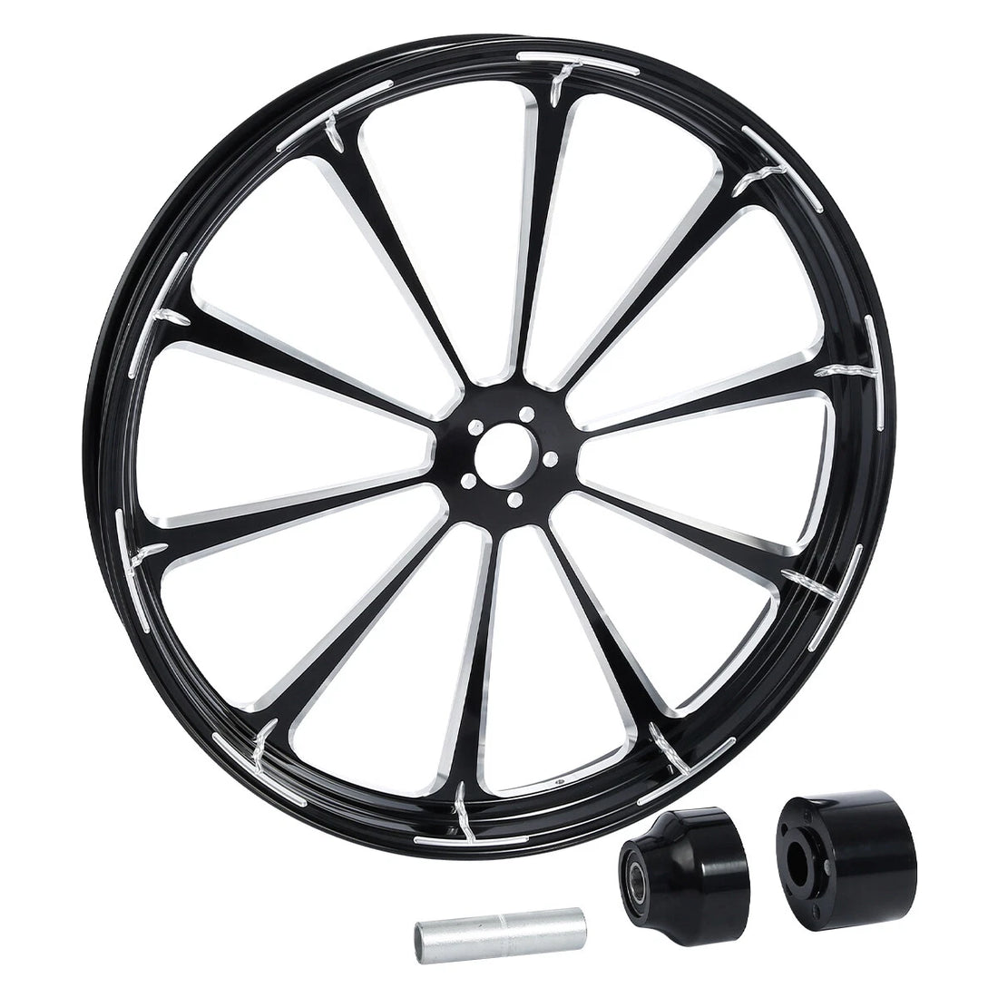 32" Front Wheel Rim Single Disc Hub Fit For Harley Touring Road King Glide 97-21