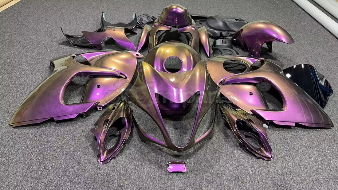 Gold Purple Chameleon Fairing Kit + Tank for Suzuki Hayabusa GSX1300R 2008-2020