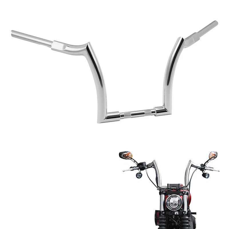 12" Rise Ape Hanger Handlebar Fit For Harley Softail Dyna Sportster Road King