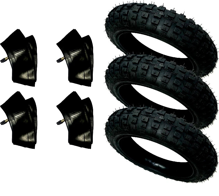 Tire & Tube Package Deal 2.50X10 DT50 DT-50 Dirt Bike Youth Mini Bike Motorcycle