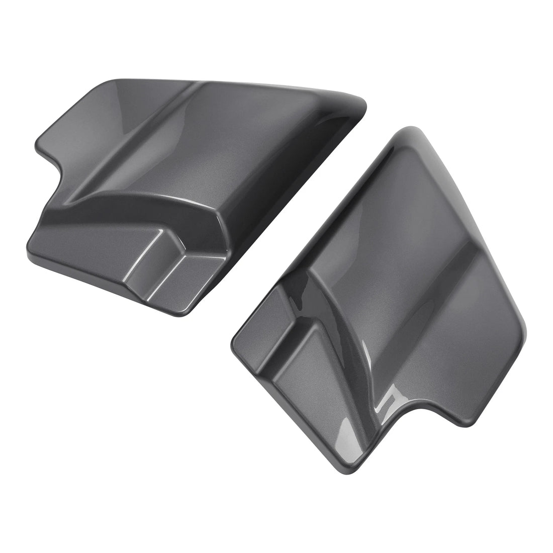 Battery Side Covers Panel Fit For Harley Road Glide 09-24 Gauntlet Gray Metallic