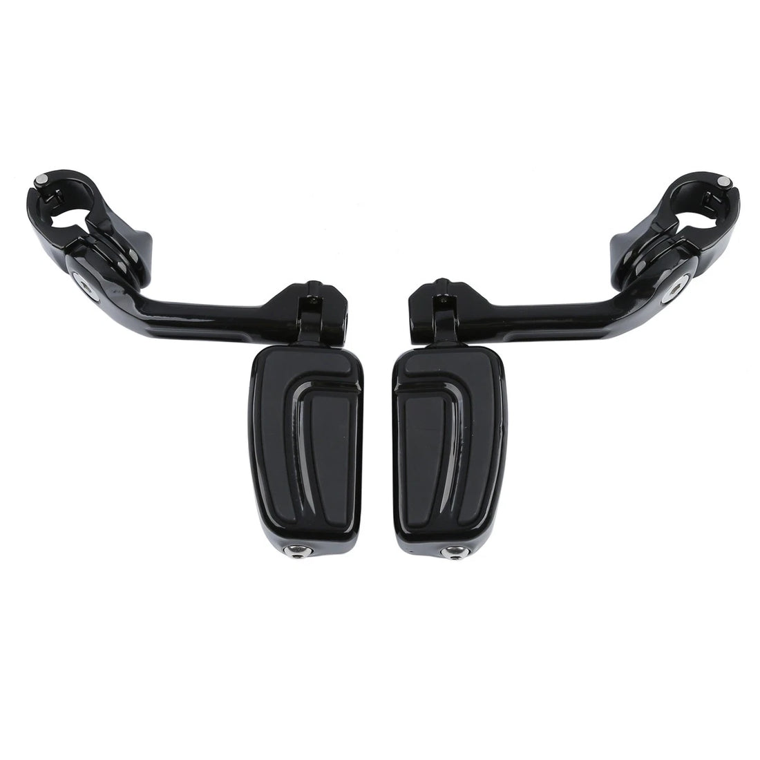 Long Angled Adjustable Highway Peg Mount And Foot Pegs Fit For Harley Touring