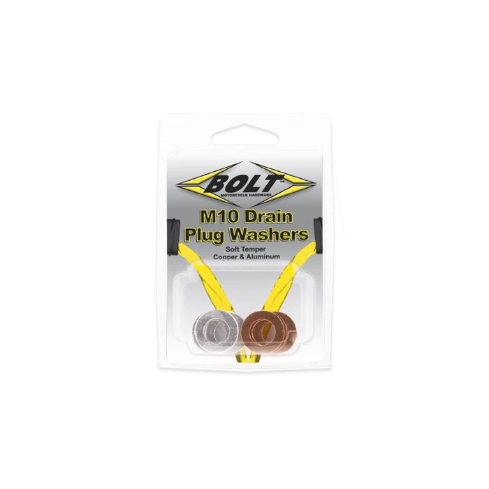 Bolt Motorcycle Hardware, Inc Aluminum/Copper Crush Washers 10X18 10 Pack
