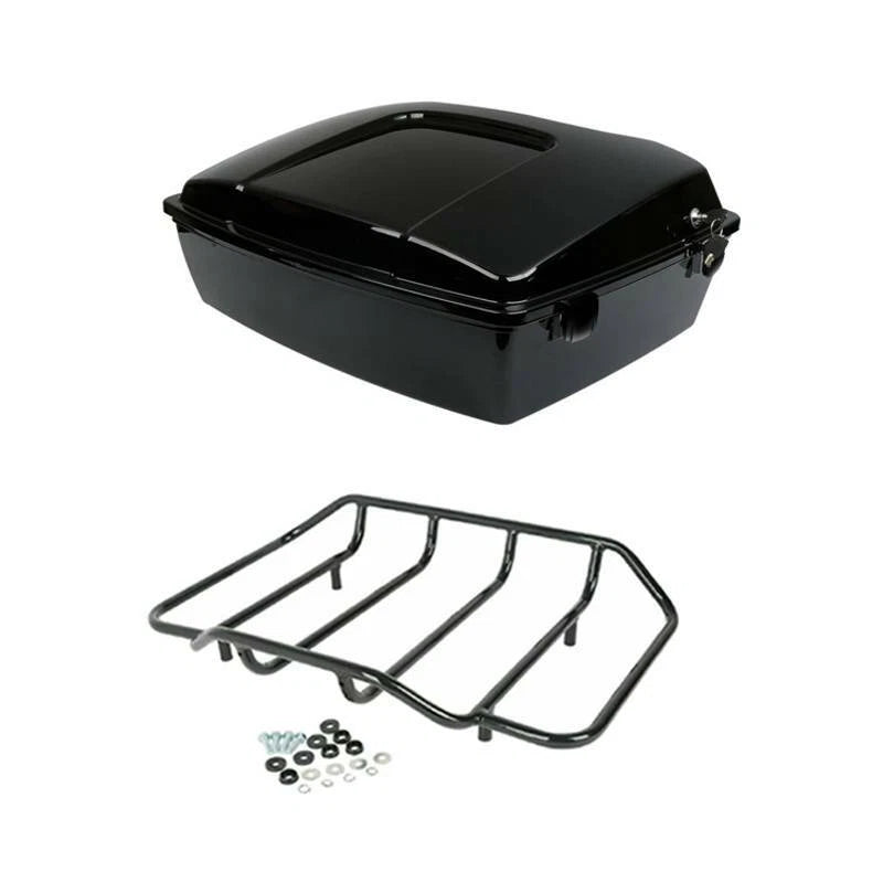 10.7" Chopped Trunk Top Luggage Rack Fit For Harley Touring Street Gilde 97-13