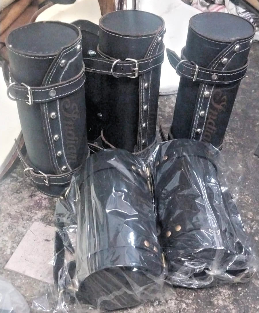 5X Bulk Offer Leather Engraved Tool Bag For Indian Chief 3 Pc For Harley 2 Pc @V