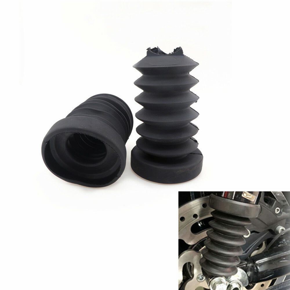 Rear Shock Absorber Fork Cover Gaiter Gator Boot For Harley Electra Glide 97-13