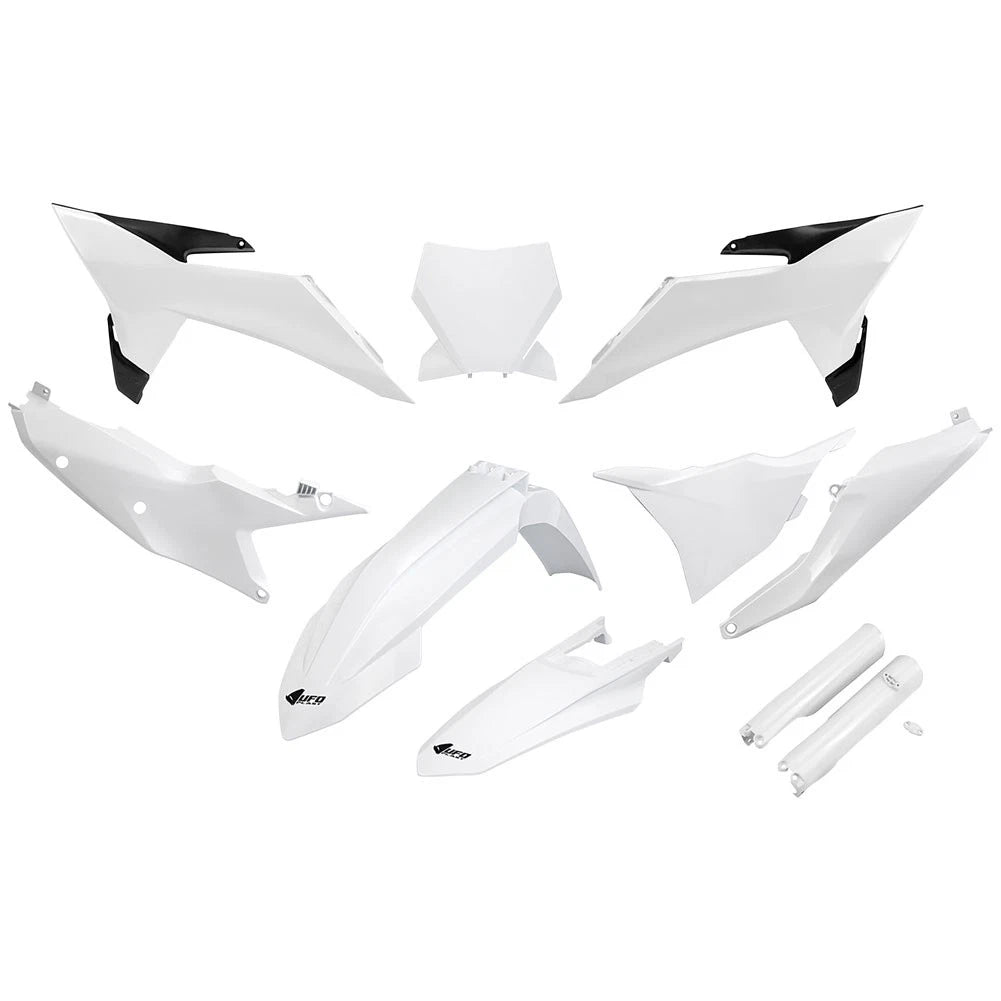 UFO Full Plastic Kit White For KTM 350 XC-F 2025