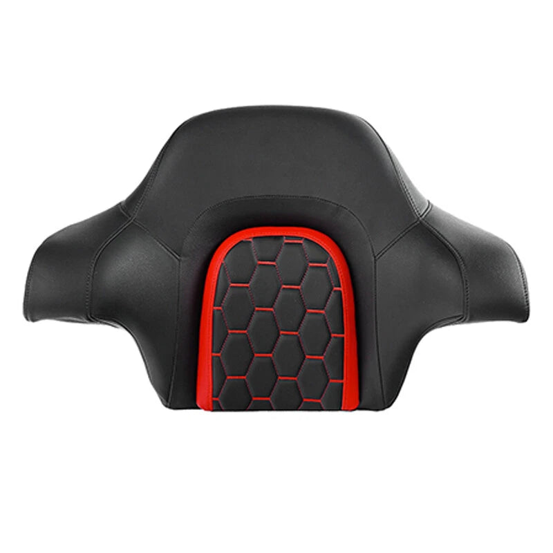 King Chopped Trunk Backrest Pad Fit For Harley Touring Electra Road Glide 14-24