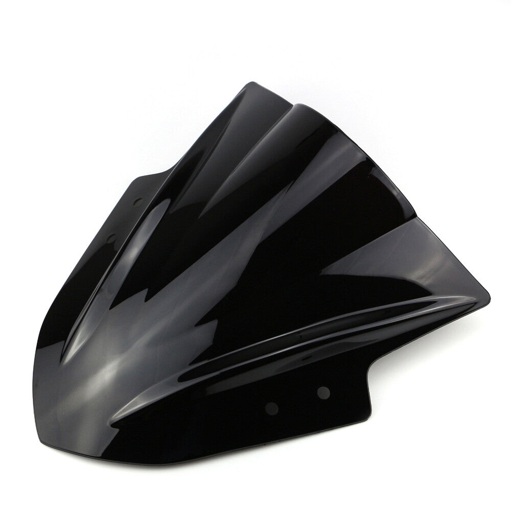 Black Motorcycle Windshield Windscreen For Kawasaki Ninja300 EX300 2013-2017